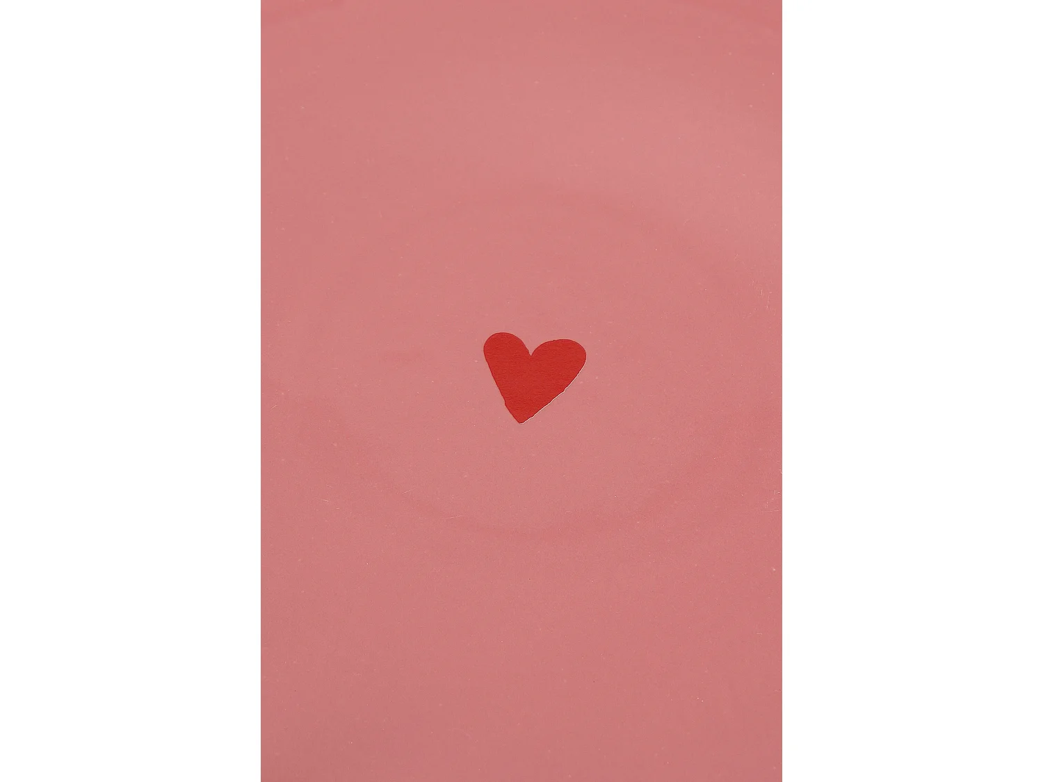 Taartplateau van keramiek - 30 x 30 x 13 - Roze, rood - BELLA