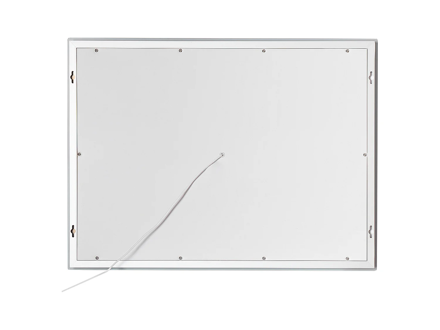 Espejo LED de baño PRENOIS 80 cm 60 cm Plateado