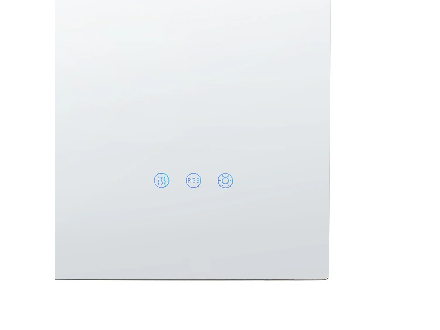 LED badkamerspiegel PRENOIS 80 cm 60 cm Zilver