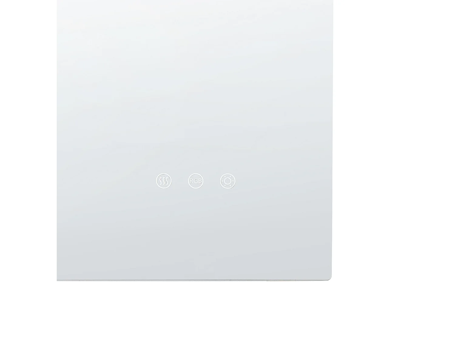 LED badkamerspiegel PRENOIS 80 cm 60 cm Zilver