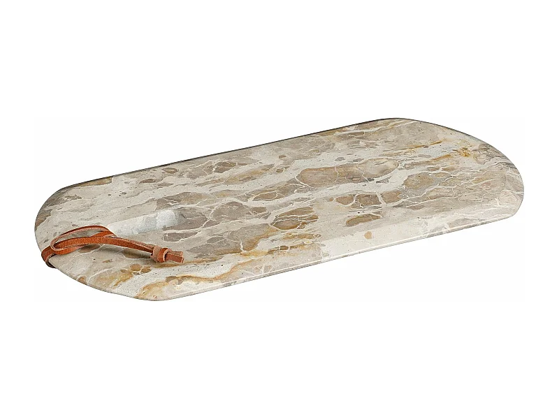 Snijplank van marmer - 40 x 20 x 2 - Beige - FINNOS