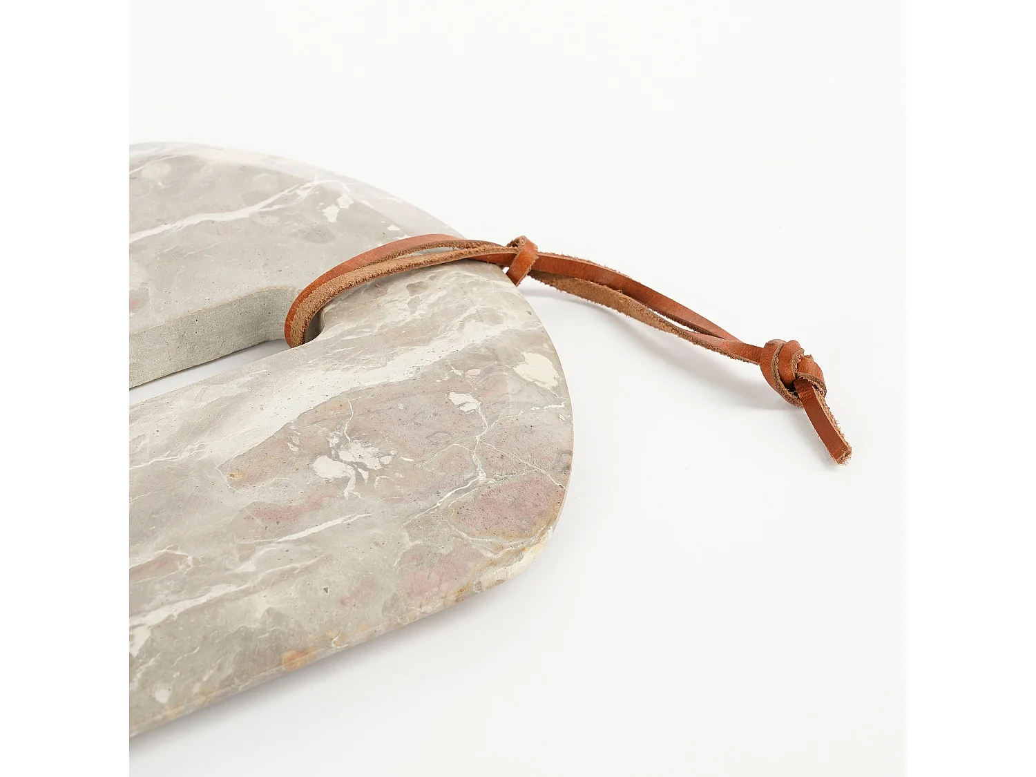 Snijplank van marmer - 40 x 20 x 2 - Beige - FINNOS