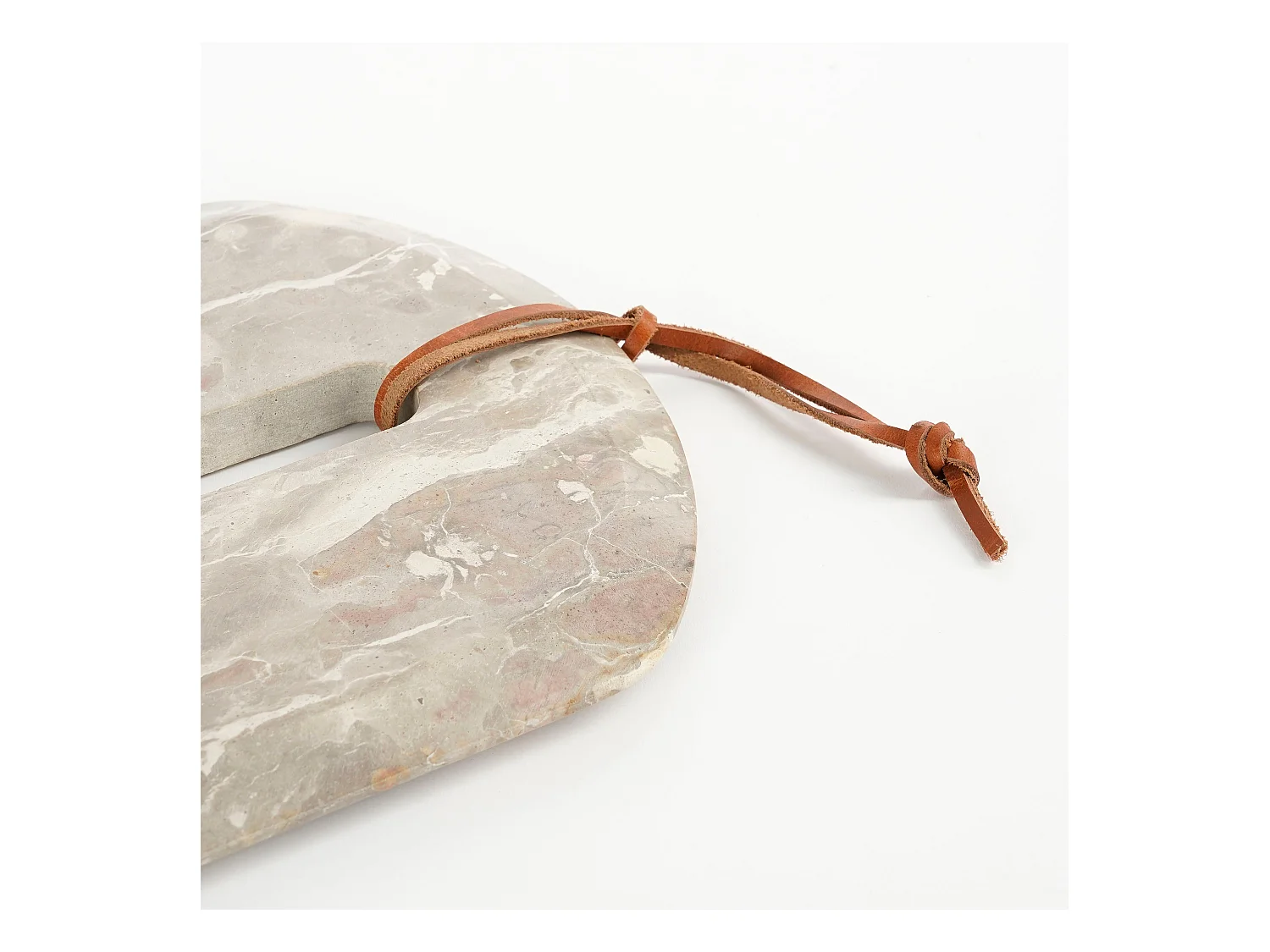 Planche a decouper en marbre - 40 x 20 x 2 - Beige - FINNOS