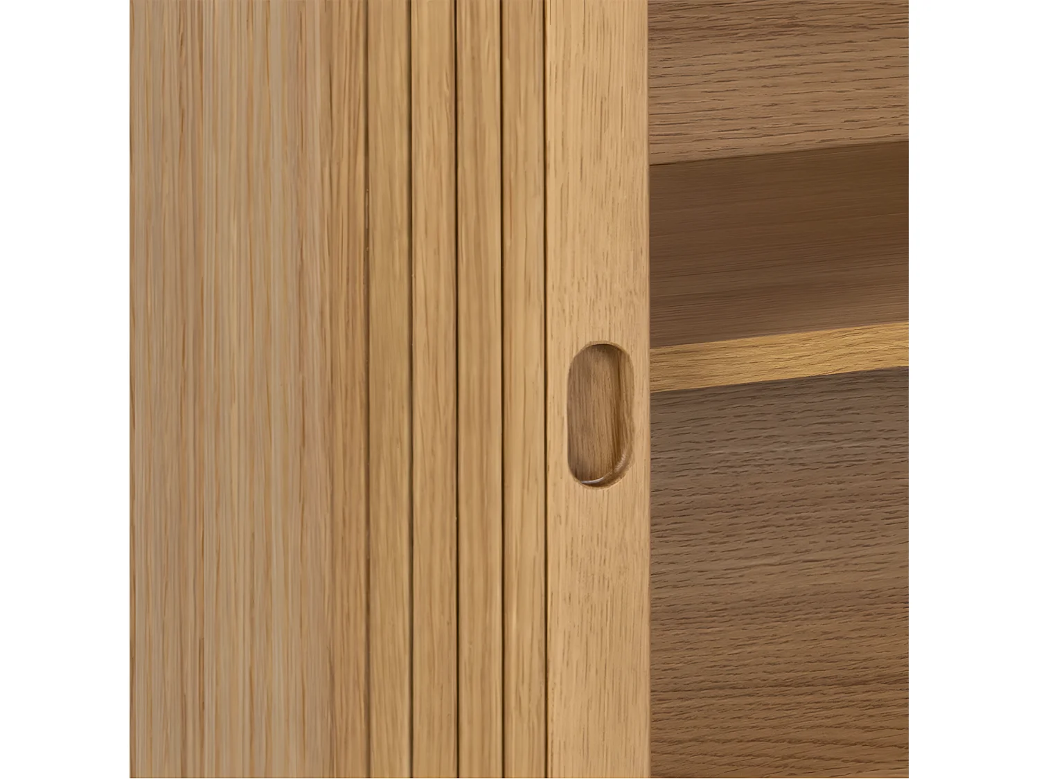 Langley Sideboard 2 Schiebetüren Eiche dekor.