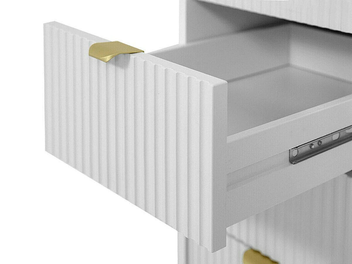 Bureau Comfivo Larmire 110, Avec tiroirs, 76x154x55cm, Blanc