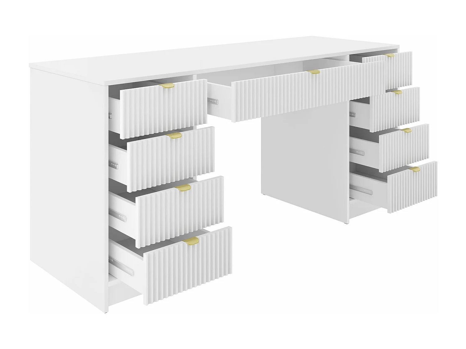 Mesa de escritório Comfivo Larmire 110, Com gavetas, 8x15x6cm