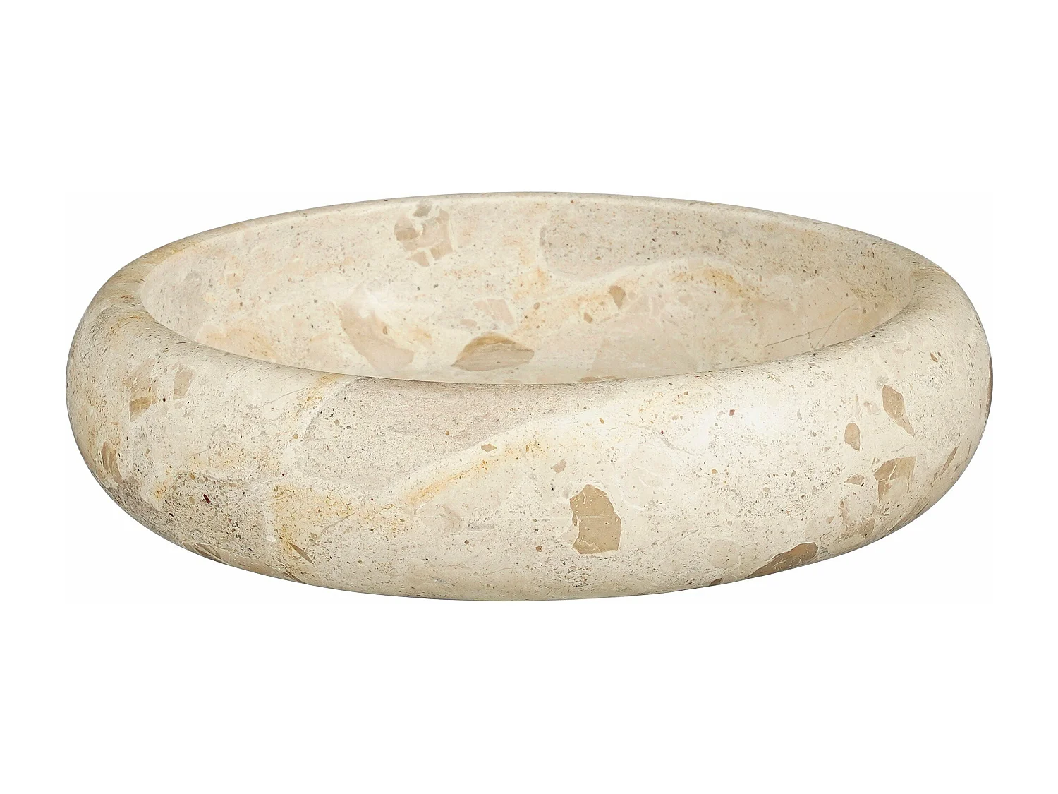 Piatto in  - 25 x 25 x 6 - Beige - FINNOS