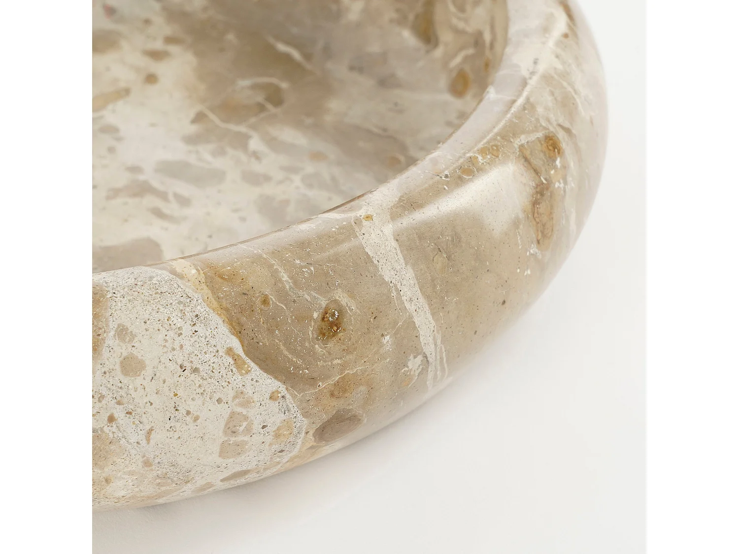 Piatto in  - 25 x 25 x 6 - Beige - FINNOS