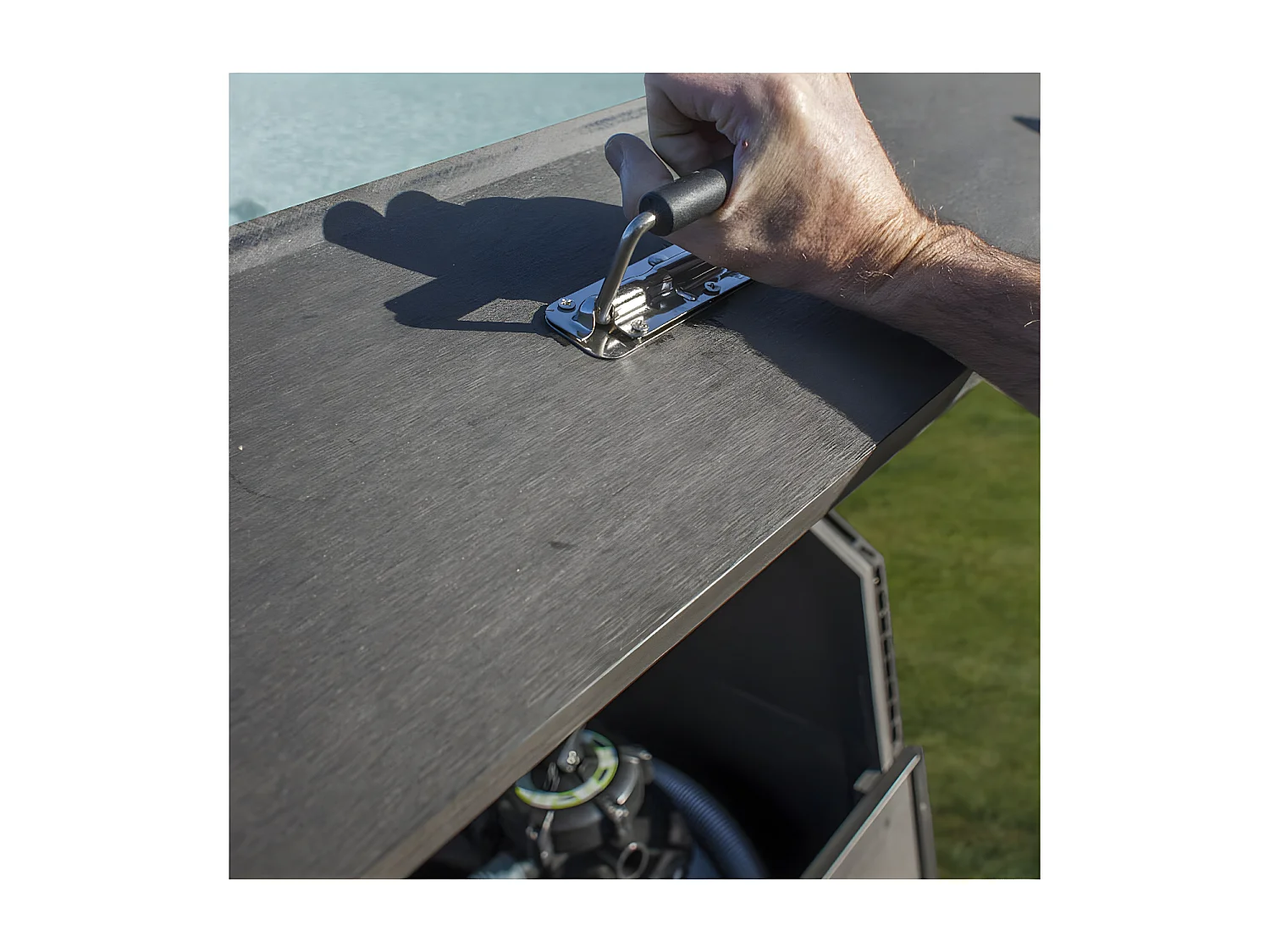 Coffre de filtration piscine composite hauteur 0,89 m - Gré