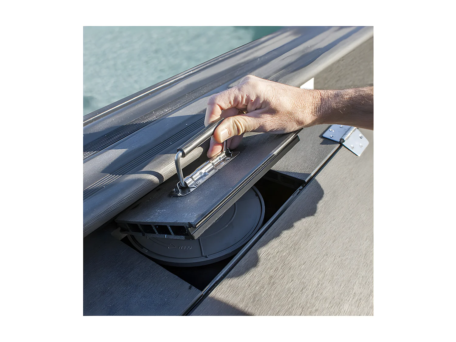 Coffre de filtration piscine composite hauteur 0,89 m - Gré