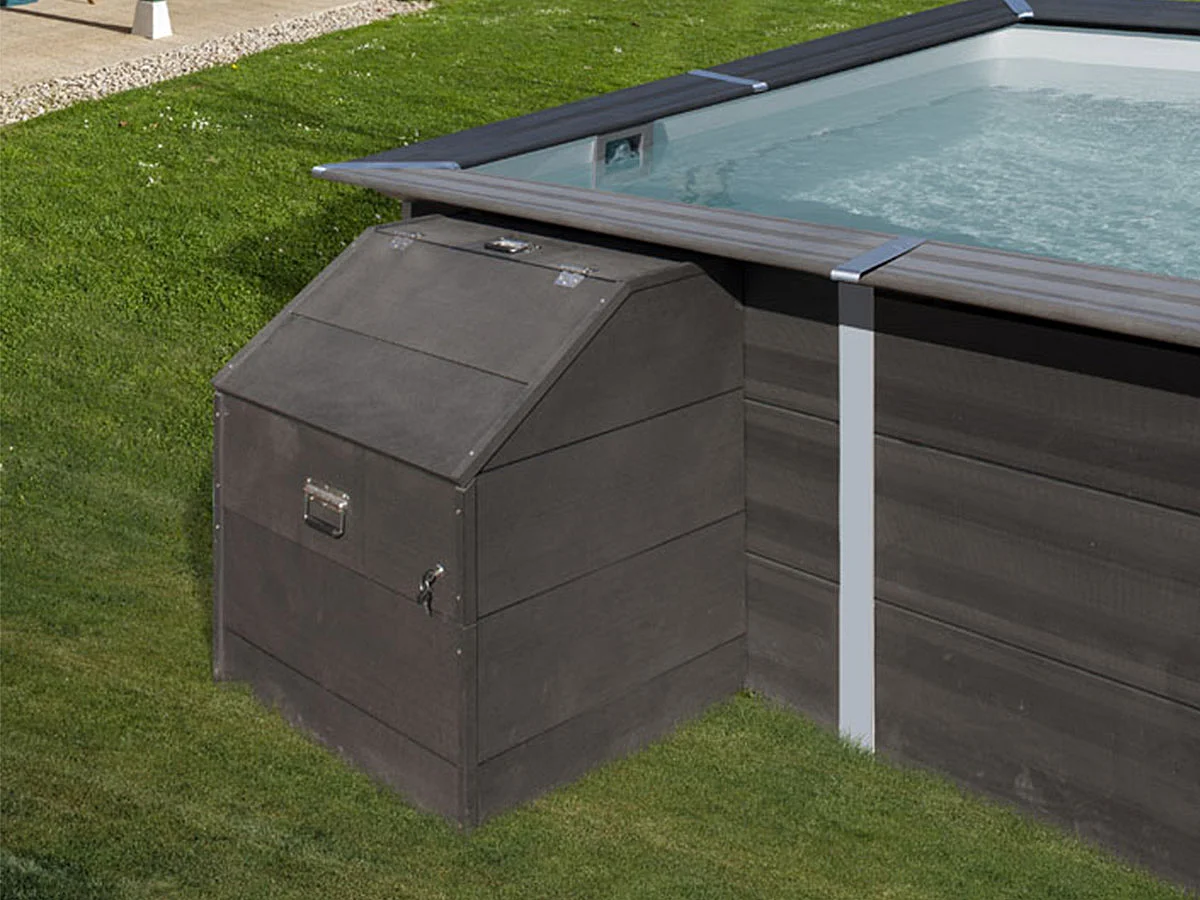 Coffre de filtration piscine composite hauteur 0,89 m - Gré