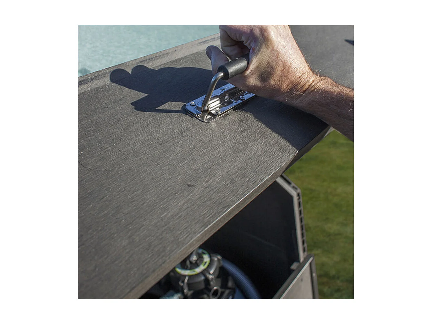 Coffre de filtration piscine composite hauteur 0,89 m - Gré