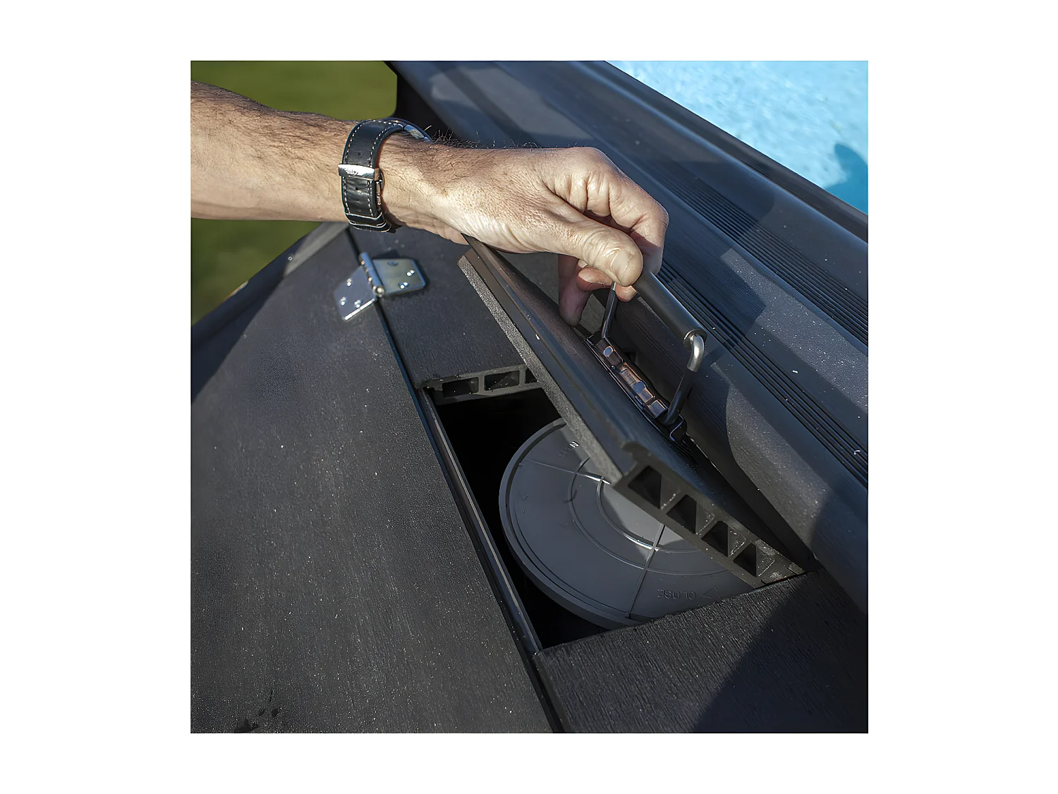 Coffre de filtration piscine composite hauteur 1,15 m - Gré