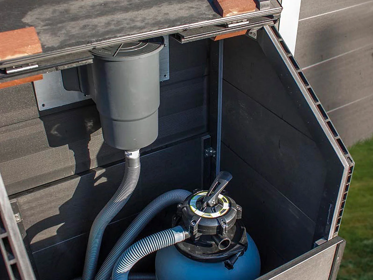 Coffre de filtration piscine composite hauteur 1,15 m - Gré