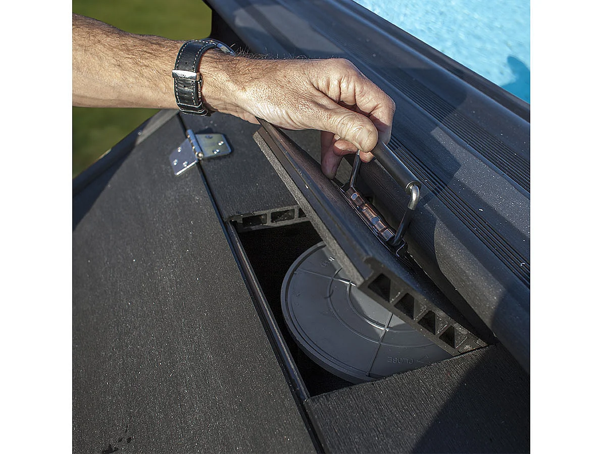 Coffre de filtration piscine composite hauteur 1,15 m - Gré