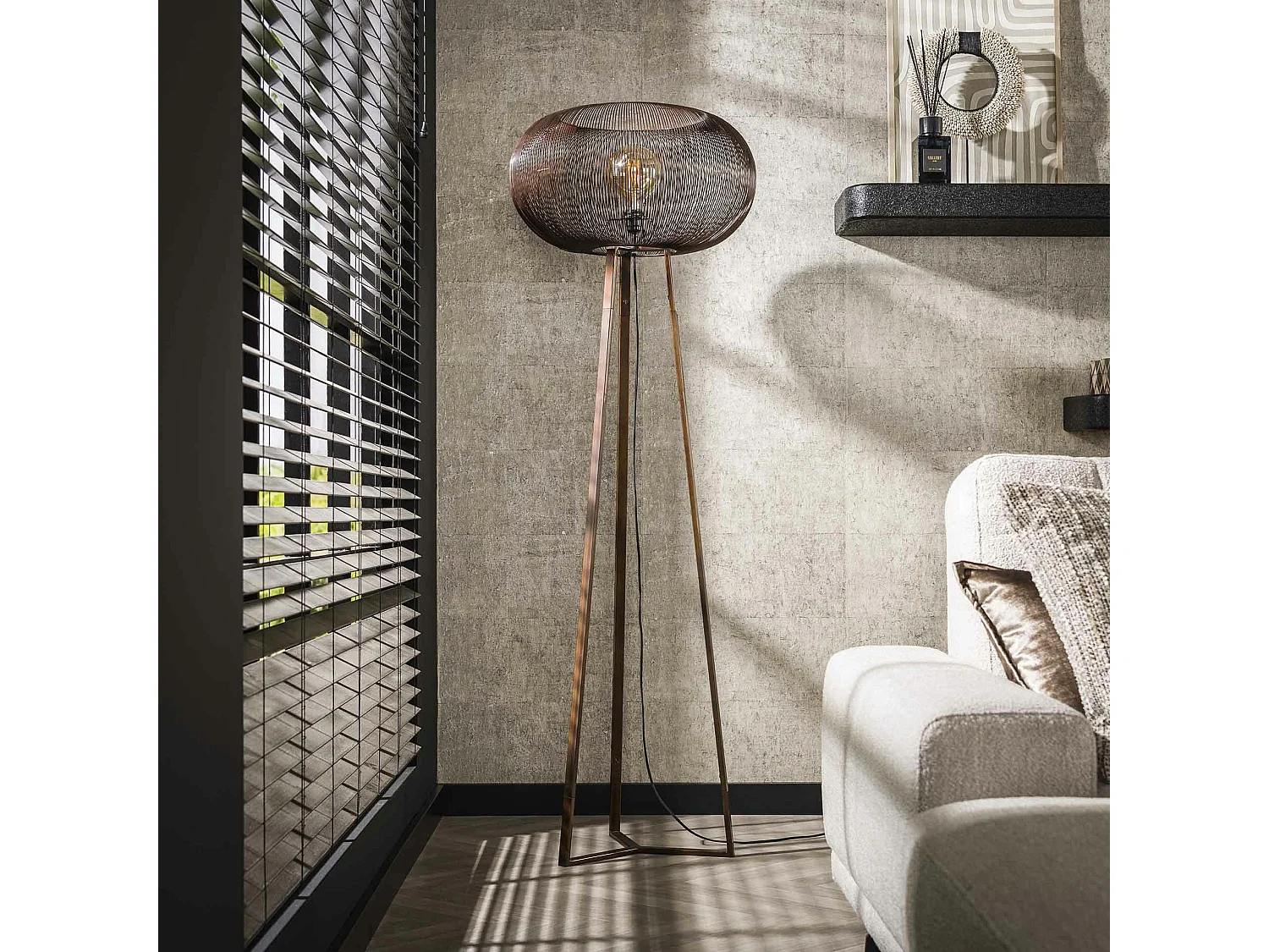 Lampadaire filaire sur trépied RALF