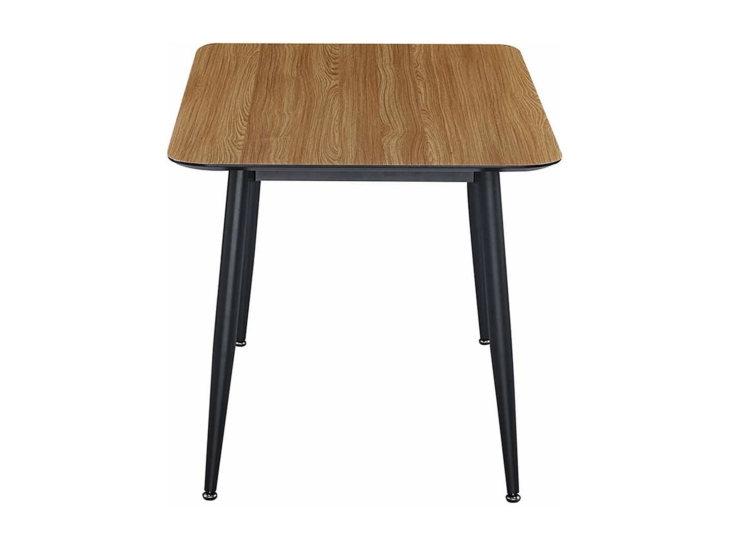 Rechteckiger Esstisch DIVA 140 x 80 cm Eichen-Finish - trendiges skandinavisches Design