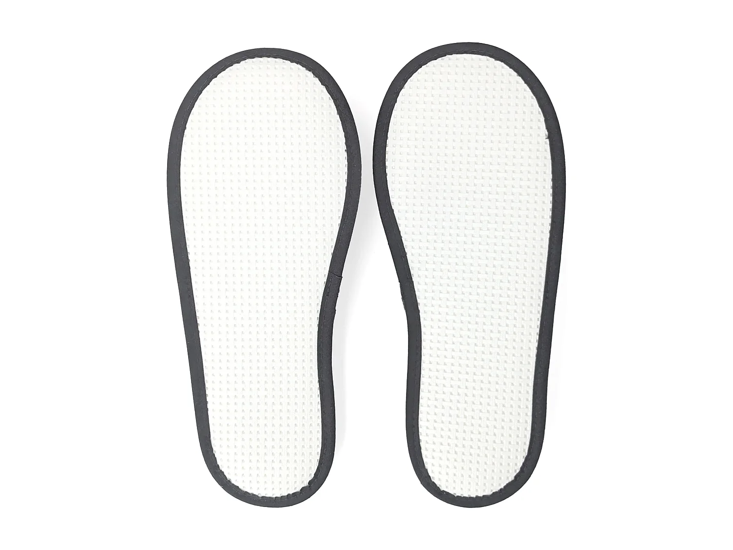 Chaussons taille S/M coton motif feuillage collection OSAKA gris