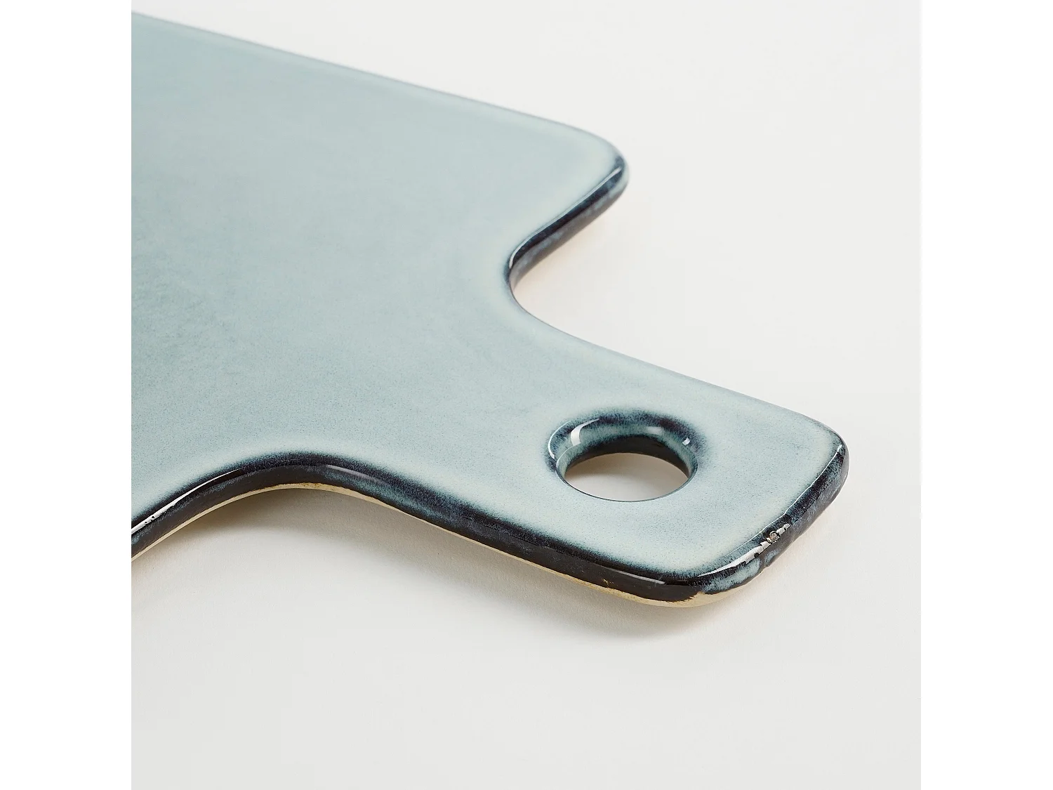 Planche a decouper en grès - 40 x 22 x 2 - Gris clair - RACCO