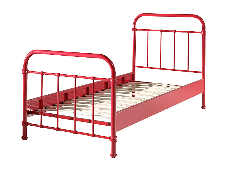 Letto NEW YORK BF005 90x200 cm Rosso