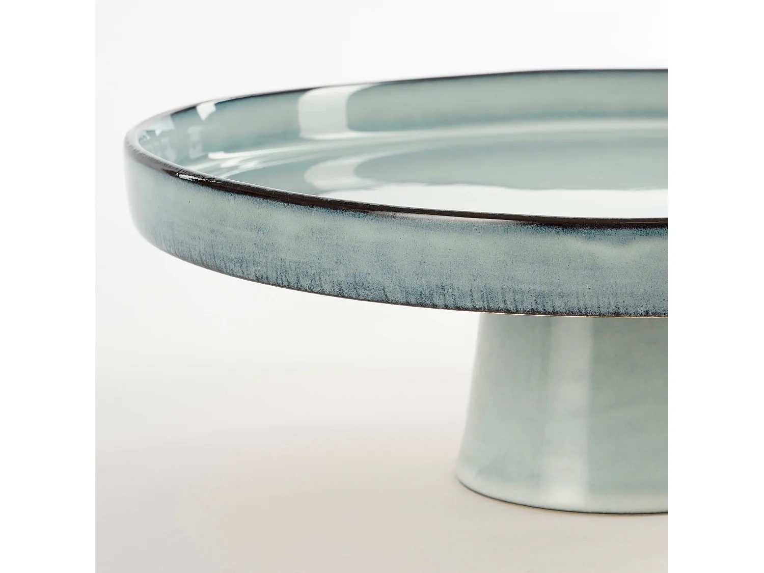 Tortenplatte aus Stein - 28 x 28 x 11 - Hellgrau - RACCO