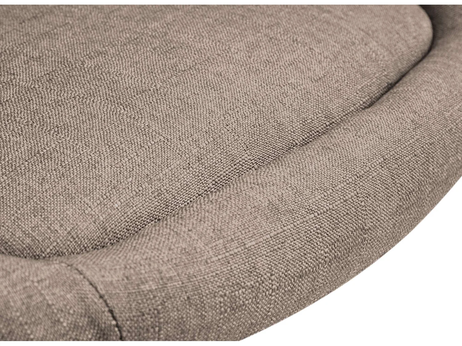 Barhocker - Stoff & Metall in Chromoptik - taupe - Miami V2