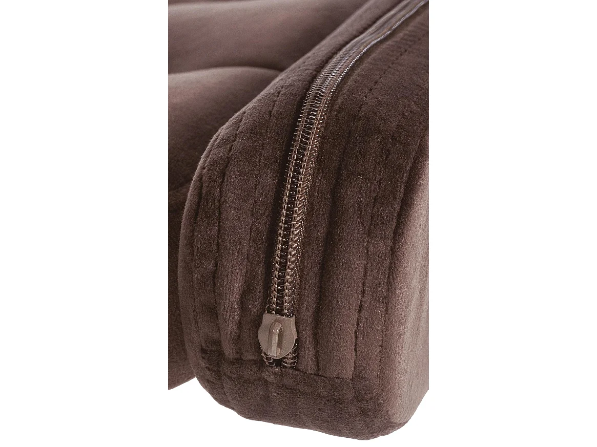 Tabouret de bar - Velours - Marron - Dublin