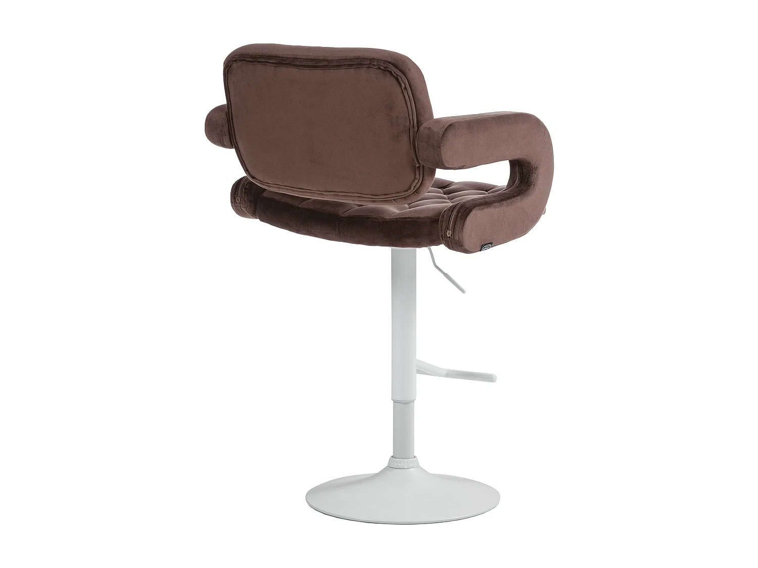 Tabouret de bar - Velours - Marron - Dublin