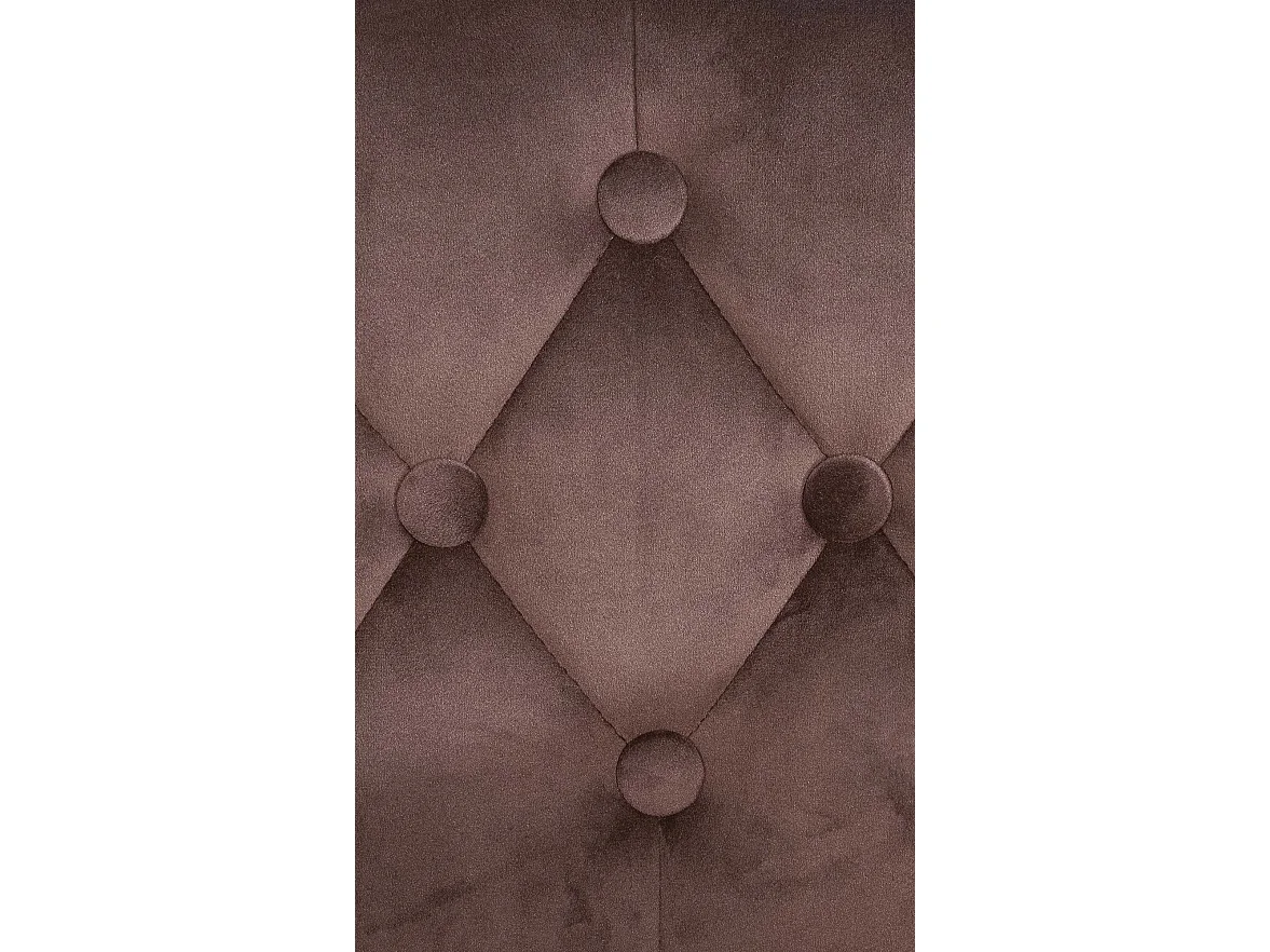 Tabouret de bar - Velours - Marron - Dublin