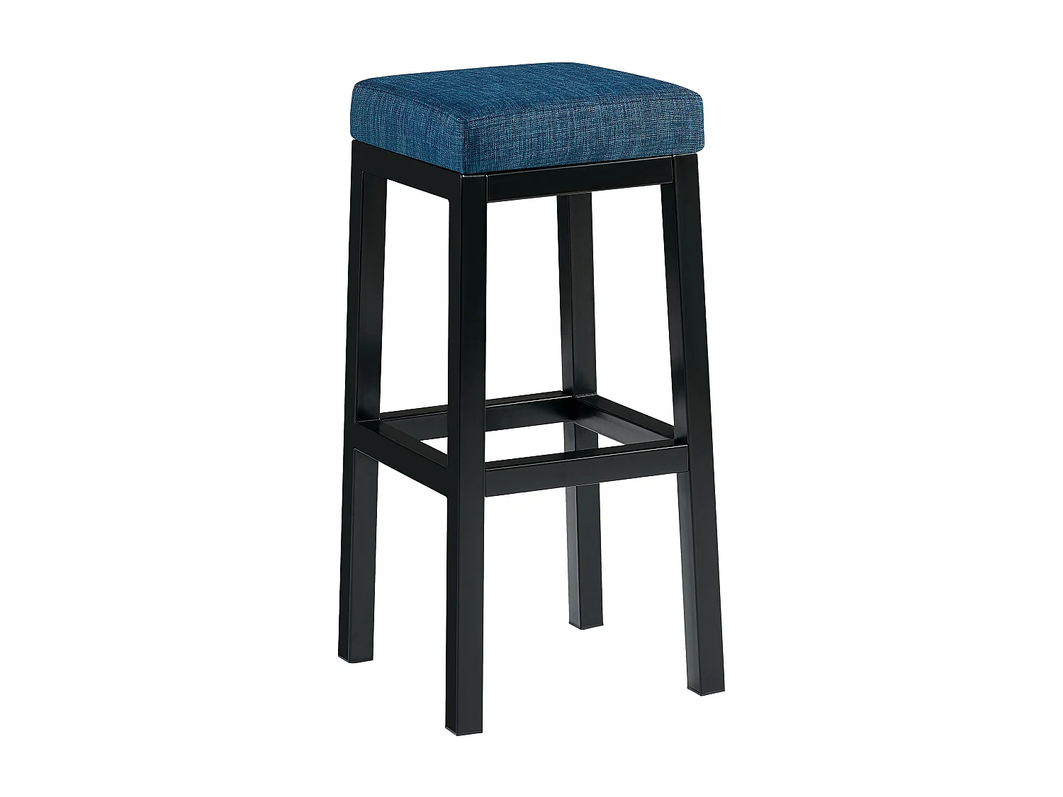 Tabouret de bar - Tissu - Bleu - Taylor B85
