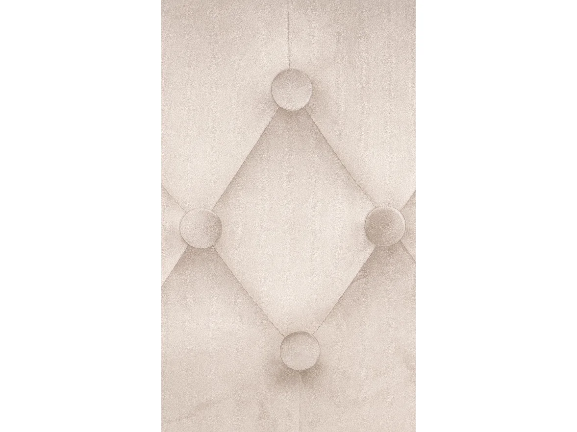 Tabouret de bar - Velours - Crème - Dublin