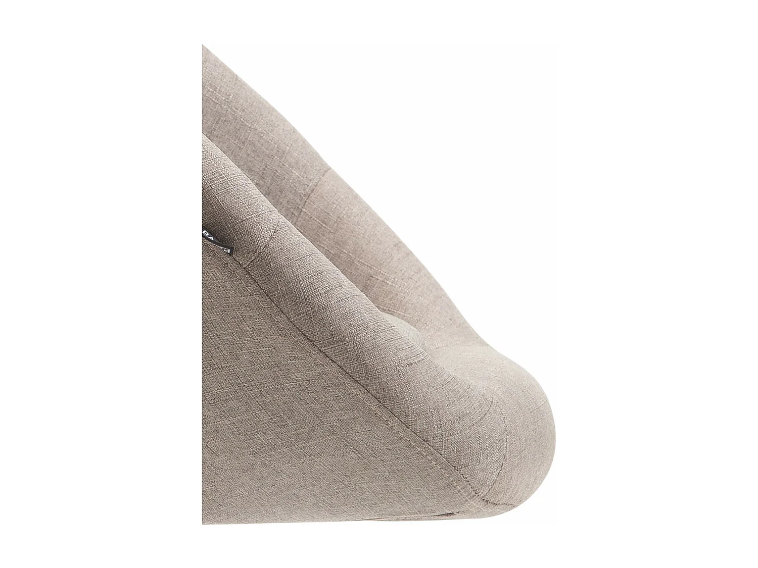 Tabouret de bar - Tissu & Noir - Taupe - London