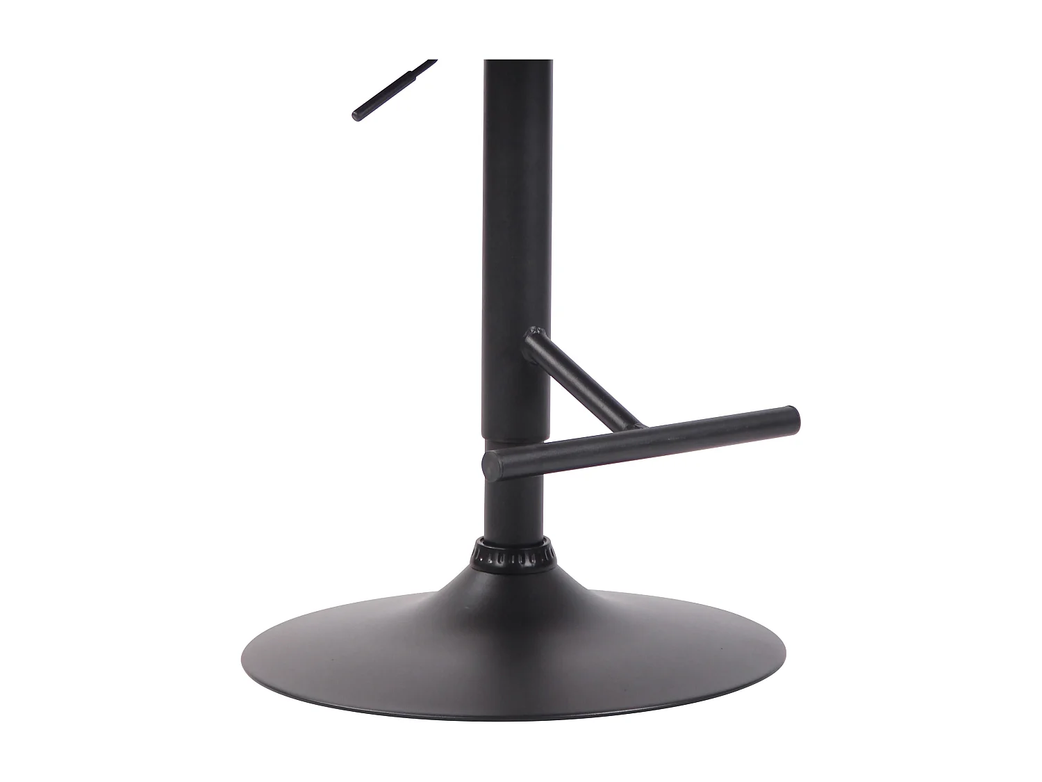 Tabouret de bar - Tissu & Noir - Taupe - London