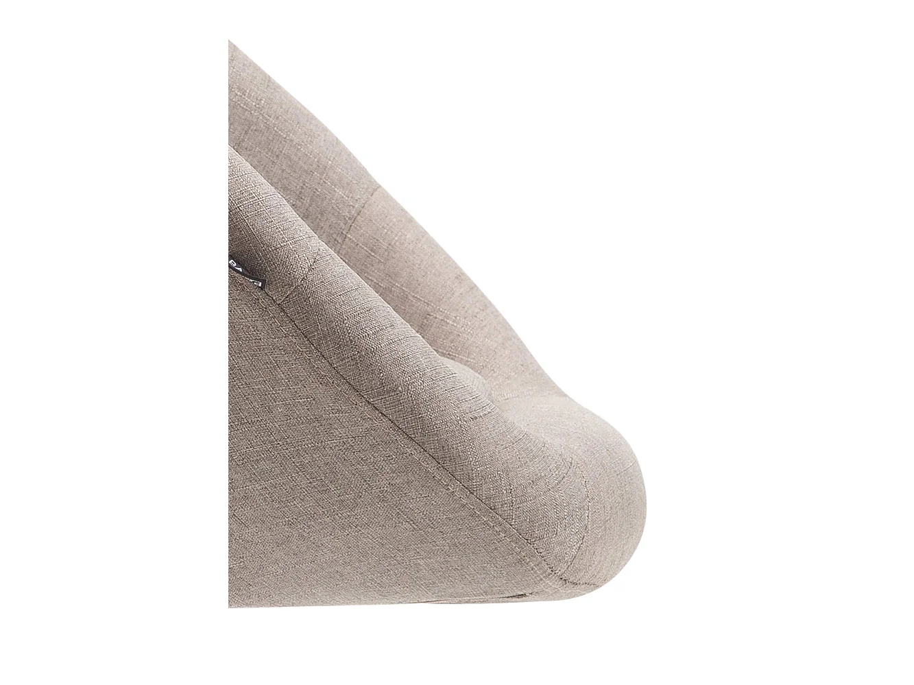 Tabouret de bar - Tissu & Noir - Taupe - London