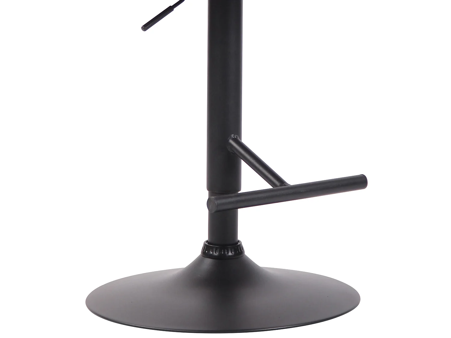 Tabouret de bar - Tissu & Noir - Taupe - London