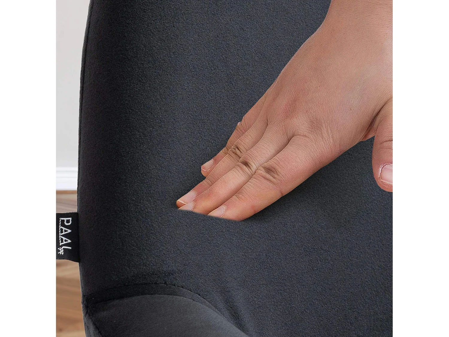 Tabouret de bar - Velours & Noir - Noir - Braga