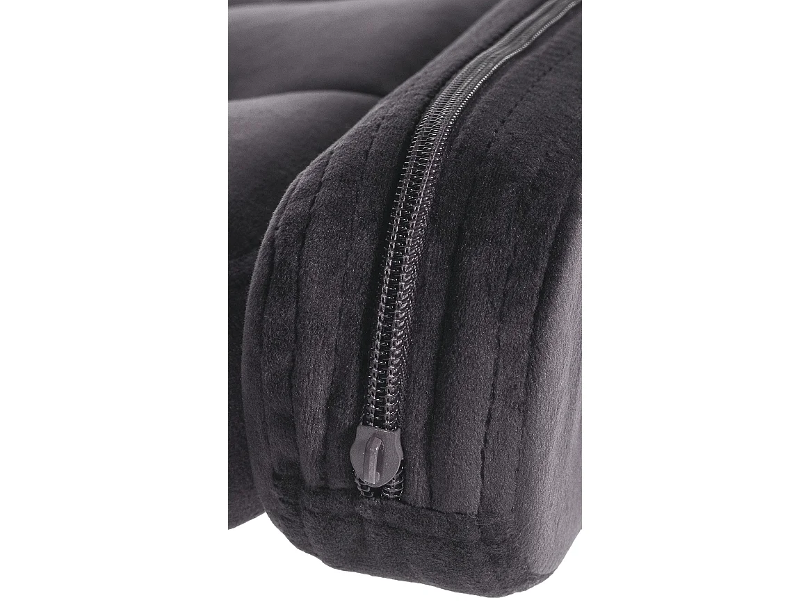 Tabouret de bar - Velours - Gris foncé - Dublin