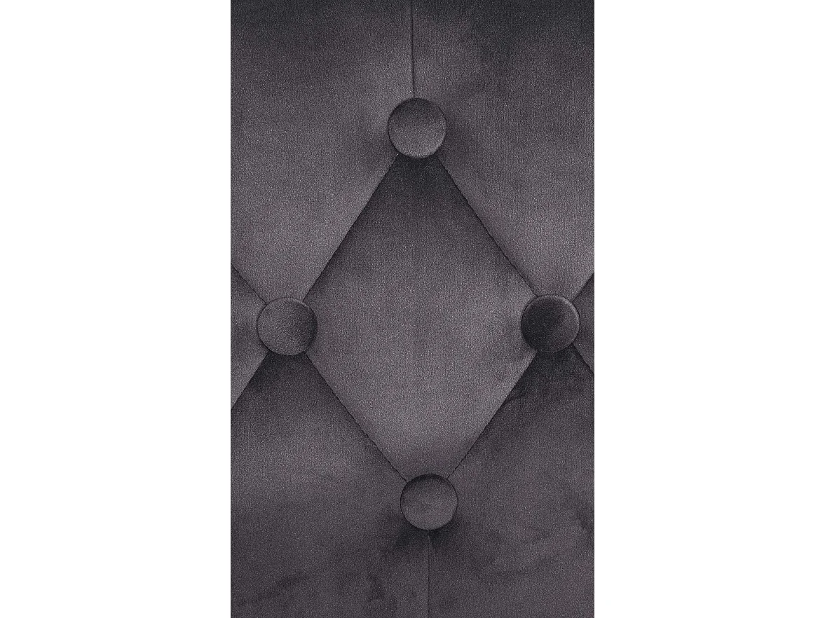 Tabouret de bar - Velours - Gris foncé - Dublin