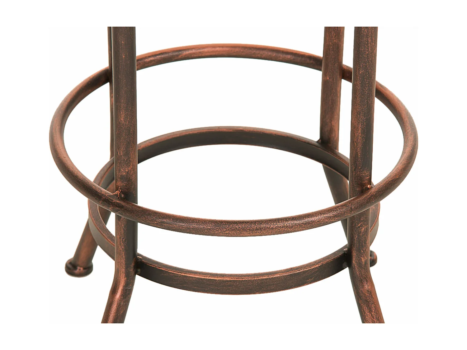 Lot de 2  Tabouret de bar - Métal & Noir - Bronze - Pino
