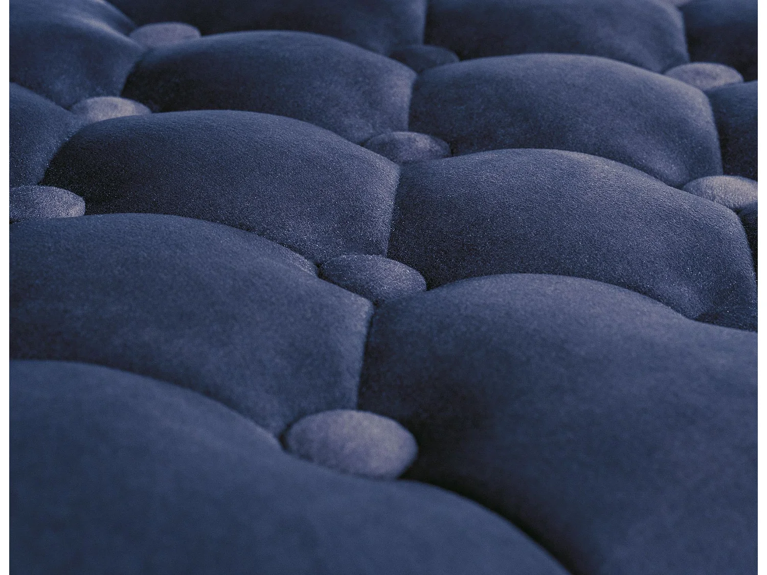 Tabouret de bar - Velours - Bleu - Dublin