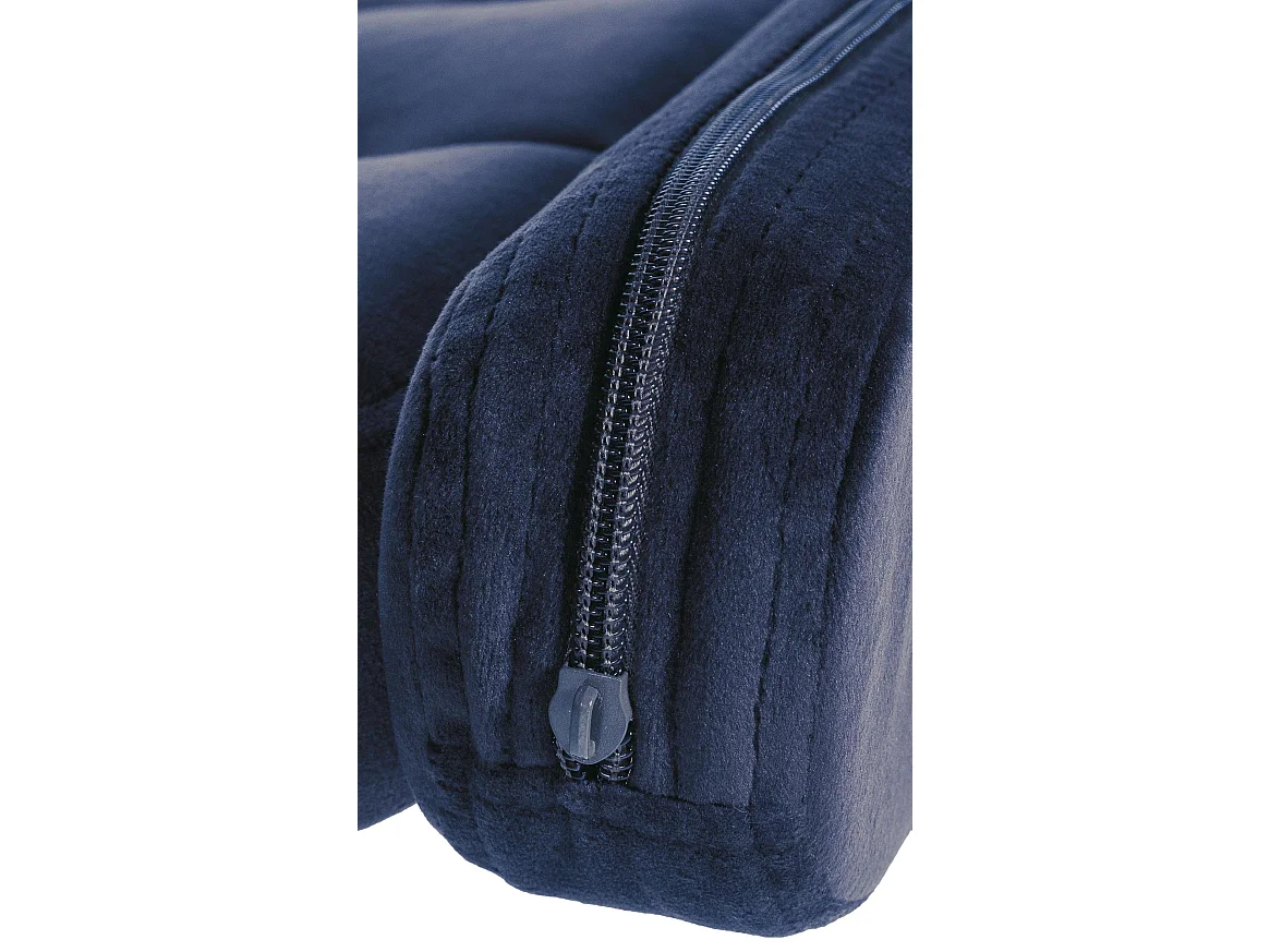 Tabouret de bar - Velours - Bleu - Dublin