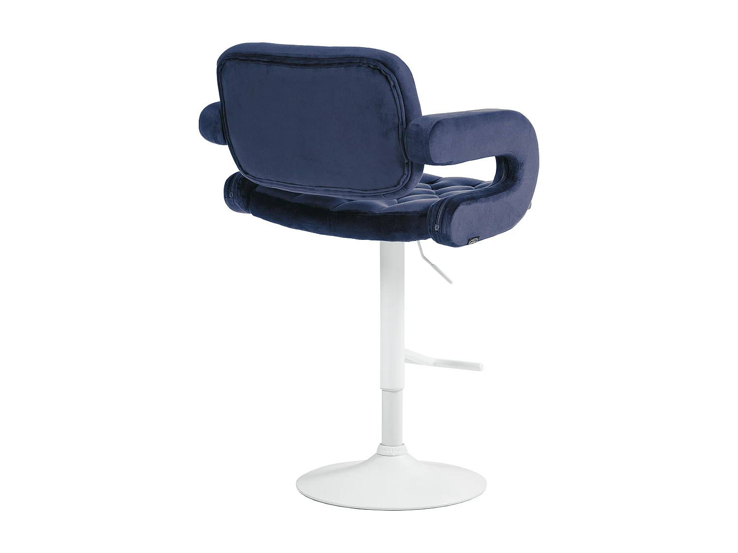 Tabouret de bar - Velours - Bleu - Dublin