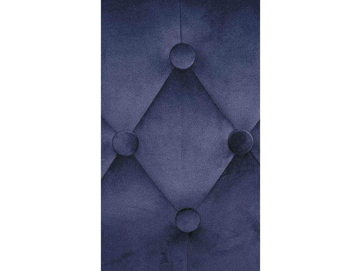 Tabouret de bar - Velours - Bleu - Dublin