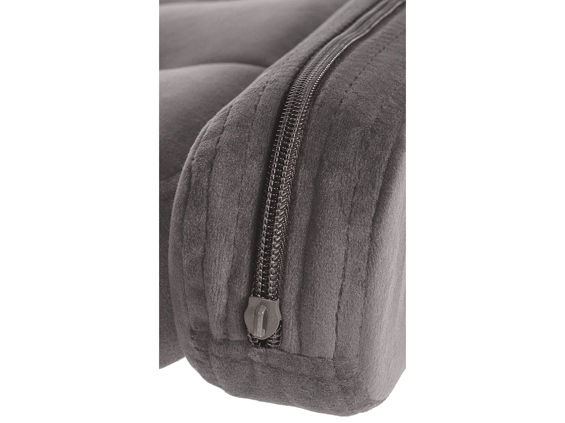 Tabouret de bar - Velours - Gris - Dublin