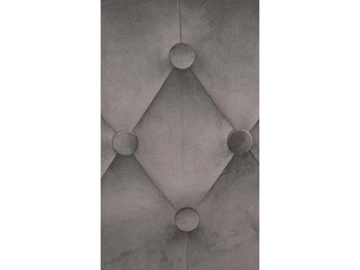 Tabouret de bar - Velours - Gris - Dublin