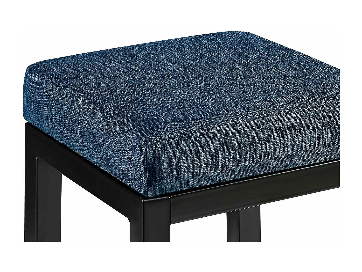 Tabouret de bar - Tissu - Bleu - Taylor