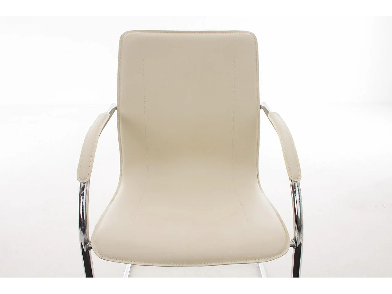 chaises oscillantes - Similicuir - Crème - Melina