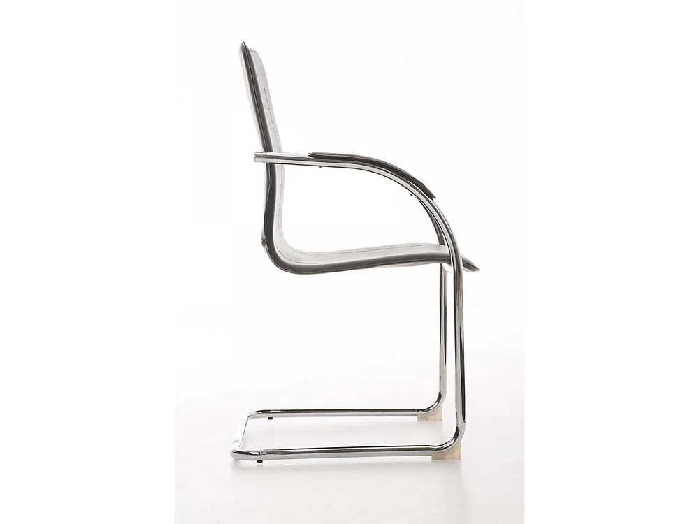 chaises oscillantes - Similicuir & Marron foncé - Gris - Melina