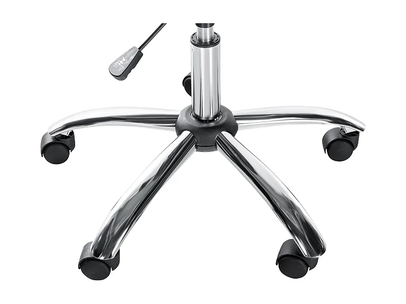 Chaise de bureau - Similicuir & Métal chromé - Lazio