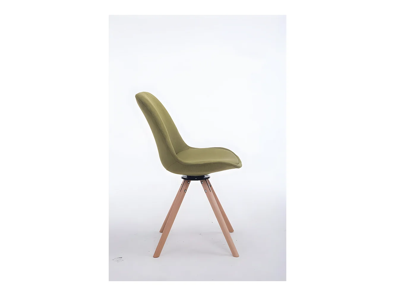 Conferentiestoelen - Stof & Hout - groen - Troyes